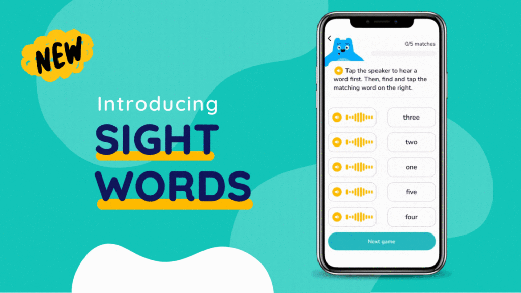 Readability Tutor Sight words